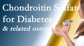 Lombardy Chiropractic Clinic shares new info on the benefits of chondroitin sulfate for diabetes management of its inflammatory and osteoporotic aspects.