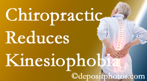 Augusta back pain patients who fear moving may cause pain – kinesiophobia – often get past that fear with chiropractic care at Lombardy Chiropractic Clinic.