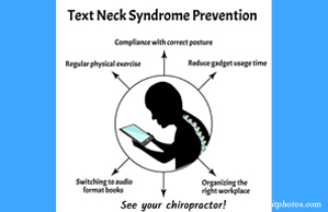 Lombardy Chiropractic Clinic shares a prevention plan for text neck syndrome: better posture, frequent breaks, manipulation.