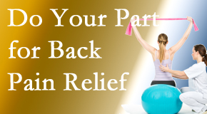 Lombardy Chiropractic Clinic invites back pain sufferers to participate in their own back pain relief recovery.