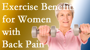 Lombardy Chiropractic Clinic shares recent research about how beneficial exercise is, especially for older women with back pain. 