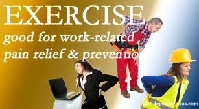 Lombardy Chiropractic Clinic offers gentle treatment to reduce work-related pain and advice for preventing it.