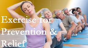 Lombardy Chiropractic Clinic recommends exercise as a key part of the back pain and neck pain treatment plan for relief and prevention.