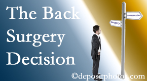 Augusta back surgery for a disc herniation is an option to be carefully studied before a decision is made to proceed. 