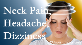 Lombardy Chiropractic Clinic helps decrease neck pain and dizziness and related neck muscle issues.