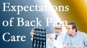 The pain relief expectations of Augusta back pain patients influence their satisfaction with chiropractic care. What’s realistic?