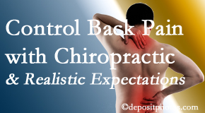 Lombardy Chiropractic Clinic helps patients establish realistic goals and find some control of their back pain and neck pain so it doesn’t necessarily control them. 