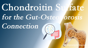 Lombardy Chiropractic Clinic presents new research linking microbiota in the gut to chondroitin sulfate and bone health and osteoporosis. 