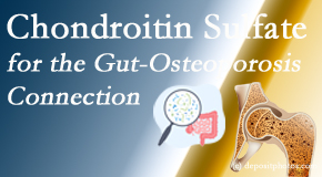 Lombardy Chiropractic Clinic presents new research linking microbiota in the gut to chondroitin sulfate and bone health and osteoporosis.