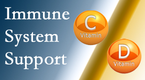 Lombardy Chiropractic Clinic shares details about the benefits of vitamins C and D for the immune system to fight infection.