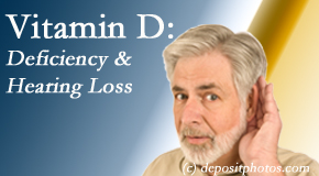 Lombardy Chiropractic Clinic presents recent research about low vitamin D levels and hearing loss.