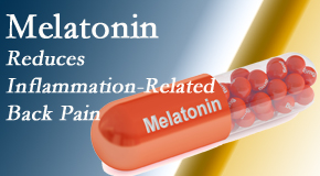 Lombardy Chiropractic Clinic shares new findings that melatonin interrupts the inflammatory process in disc degeneration that causes back pain.