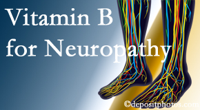Lombardy Chiropractic Clinic appreciates the benefits of nutrition, especially vitamin B, for neuropathy pain along with spinal manipulation.