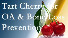 Lombardy Chiropractic Clinic shares that tart cherries may improve bone health and prevent osteoarthritis.
