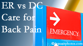 Lombardy Chiropractic Clinic welcomes Augusta back pain patients to the clinic instead of the emergency room for pain meds whenever possible.