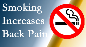 Lombardy Chiropractic Clinic explains that smoking intensifies the pain experience especially spine pain and headache.