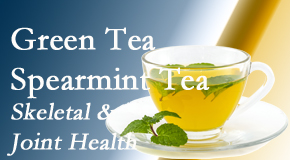 Lombardy Chiropractic Clinic presents the benefits of green tea on skeletal health, a bonus for our Augusta chiropractic patients.