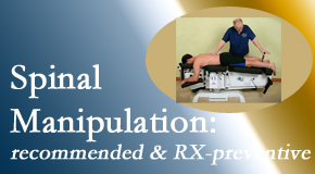 Lombardy Chiropractic Clinic provides recommended spinal manipulation which may help reduce the need for benzodiazepines.
