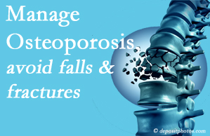 Lombardy Chiropractic Clinic shares information on the benefit of managing osteoporosis to avoid falls and fractures as well tips on how to do that.