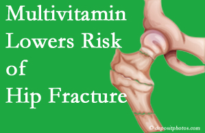 Augusta hip fracture risk is reduced by multivitamin supplementation. 
