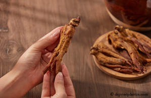 Augusta chiropractic nutrition tip: image of red ginseng for anti-aging and anti-inflammatory pain