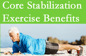 Lombardy Chiropractic Clinic shares support for core stabilization exercises at any age in the management and prevention of back pain. 