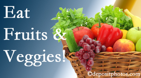 Lombardy Chiropractic Clinic urges Augusta chiropractic patients to eat fruits and vegetables to reduce inflammation and potentially live longer.